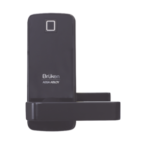 Cerradura Digital para Puerta de Vidrio con Manija: Huella Dactilar, Tarjeta RFID y Teclado (Sin Perforación)