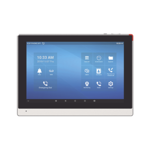 Monitor de Interior IP/SIP Inteligente: Pantalla Táctil 10.1", Android, Wi-Fi y PoE - Centro de Control de Alarmas