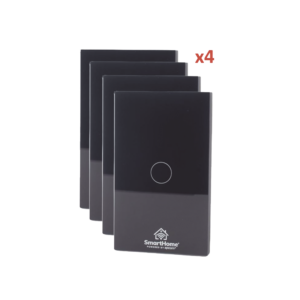 Kit de 4 Apagadores Inteligentes Wifi: Compatible con Alexa, Google Home y Control por App