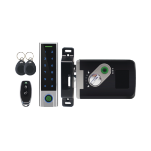 Kit de Cerradura Inteligente con Teclado Metálico IP65: Huella, Tarjeta, Código y Control Remoto