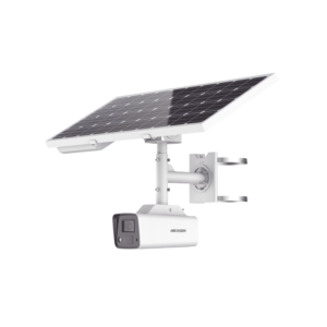 Kit Solar IP All-in-One 4G: Cámara Bala 4MP ColorVu con Panel Solar y Batería de Litio de Larga Duración