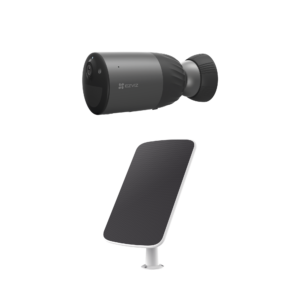 Kit de Seguridad 100% Inalámbrico: Cámara de Batería Recargable BC1C + Panel Solar de Carga Continua