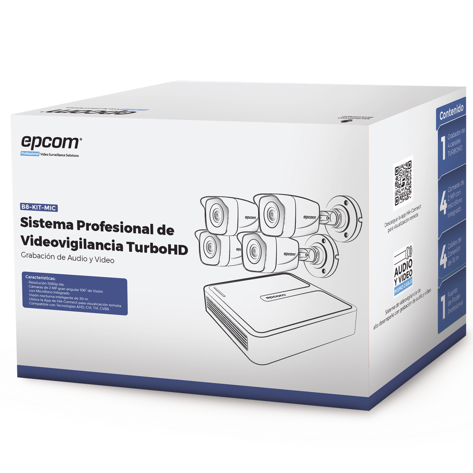 (MICRÓFONO Integrado) Kit TurboHD 2