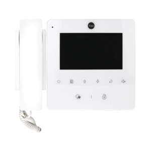 Monitor Interior con Auricular Blanco YDV4702: Compatible con Kit Videoportero 80126