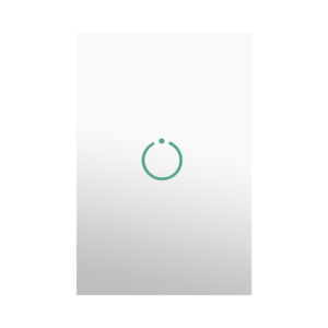 Interruptor Inteligente Z-Wave Plus de 1 Botón: Panel Táctil Profesional (No requiere Cable Neutro)