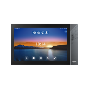 Monitor de Interior IP/SIP Inteligente: Pantalla Táctil 10.1", Android, Bluetooth, Wi-Fi y PoE con 8 Entradas de Alarma