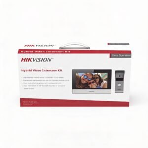 Kit de Videoportero Hikvision DS-KIS303-P | Pantalla 7" Touch, WiFi y App Hik-Connect (IP65)