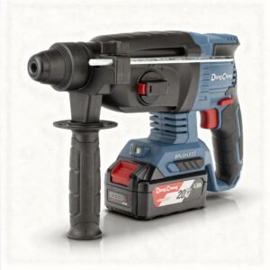 Rotomartillo Perforador Inalámbrico DongCheng 20V SDS-PLUS Brushless - Kit con 2 Baterías 4.0Ah y Estuche