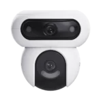 Cámara de Seguridad IP WiFi Robotizada de Doble Lente PT de 8 Megapíxeles: Rotación Independiente (4MP + 4MP), Auto Seguimiento Inteligente y Visión Nocturna a Color