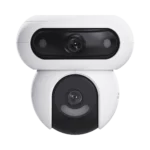 Cámara de Seguridad IP WiFi Robotizada de Doble Lente PT de 8 Megapíxeles: Rotación Independiente (4MP + 4MP), Auto Seguimiento Inteligente y Visión Nocturna a Color