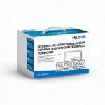 Kit de Vigilancia HiLook HL-1080-PS4: DVR 4 Canales + 4 Cámaras 1080p con Micrófono Integrado