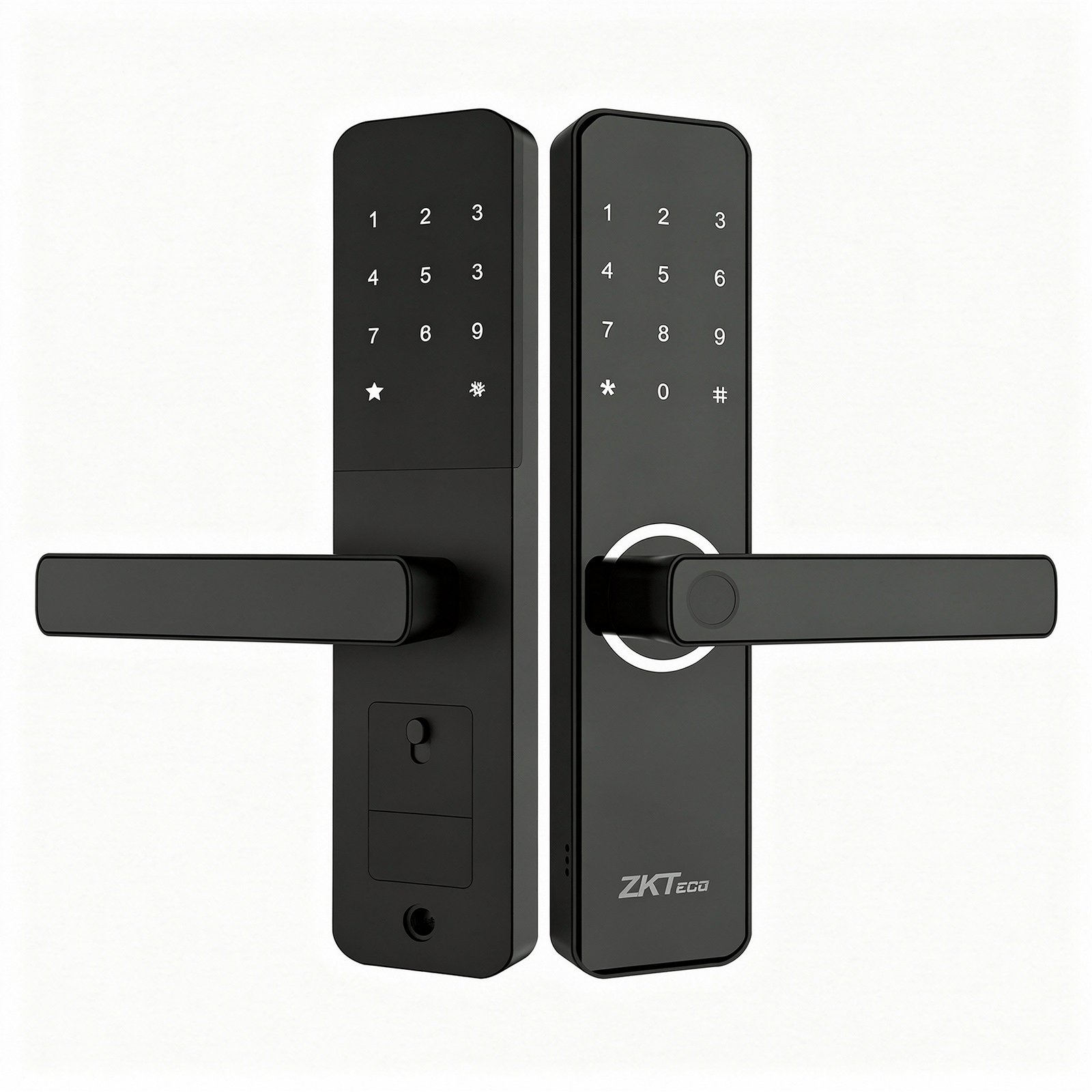 ML100 Cerradura Inteligente ZKTeco ML100 Wi-Fi con Huella Digital y Mortise Europeo DIN - Imagen 1